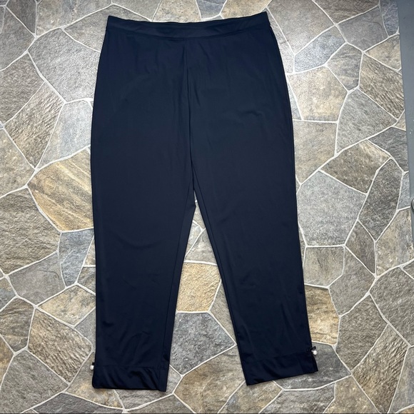 IC By Conniek Pull On Pants with Pearl Accent - Picture 2 of 10